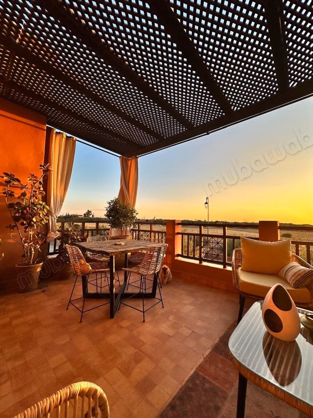 Une terrasse ouverte sur l’horizon